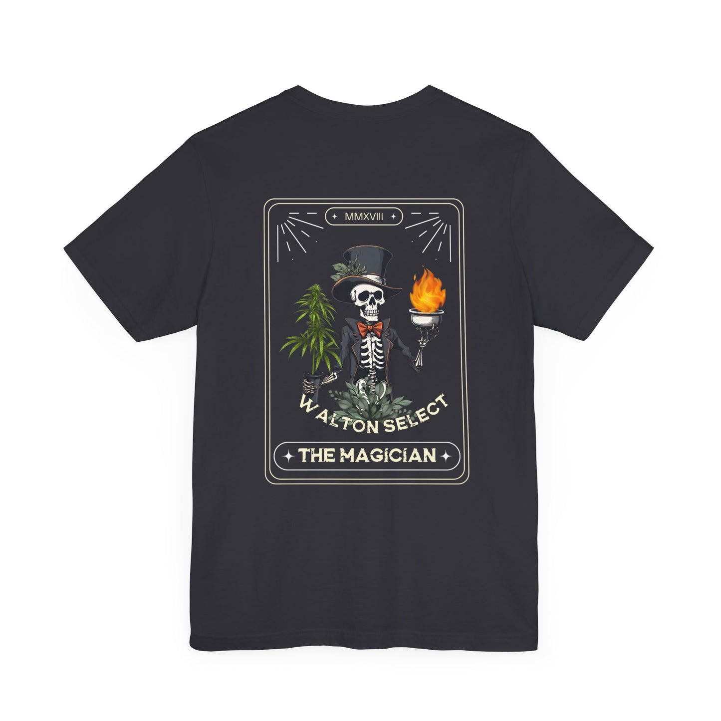 The Walton Select Magician Tarot Card USA Unisex Jersey Short Sleeve Tee
