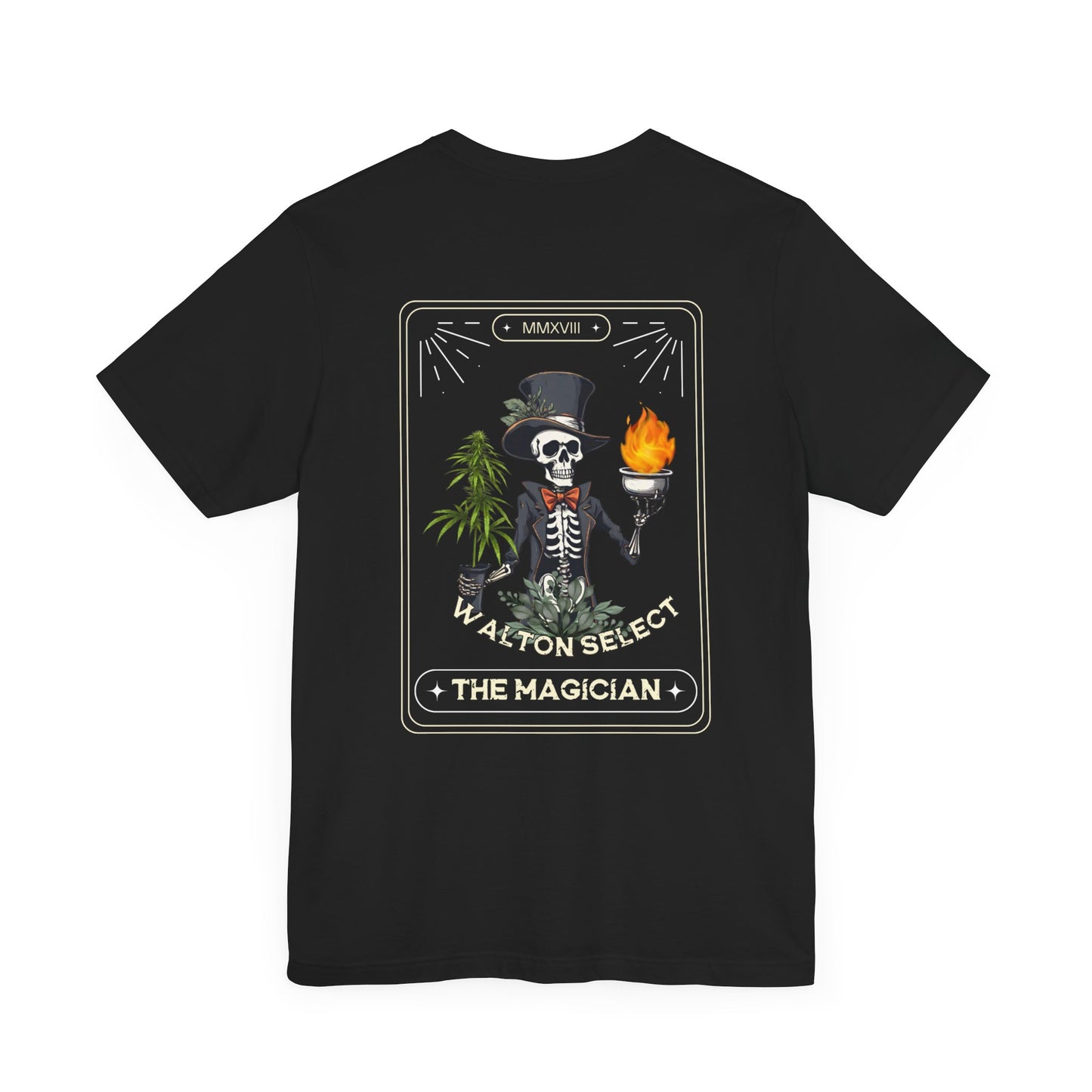 The Walton Select Magician Tarot Card USA Unisex Jersey Short Sleeve Tee