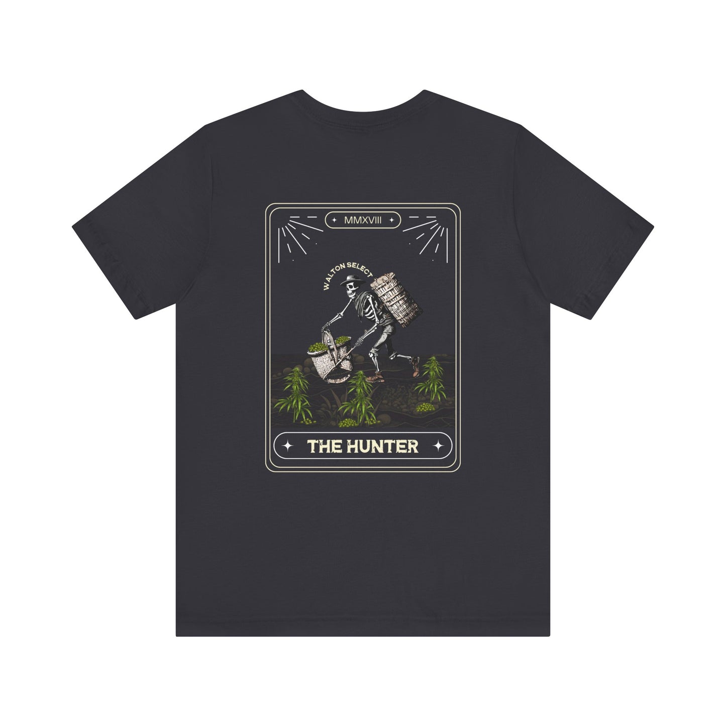 The Walton Select Hunter Tarot Card USA Unisex Jersey Short Sleeve Tee