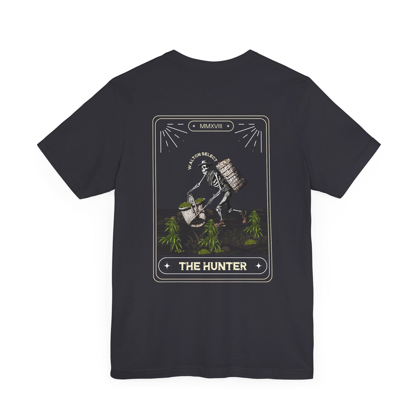 The Walton Select Hunter Tarot Card USA Unisex Jersey Short Sleeve Tee